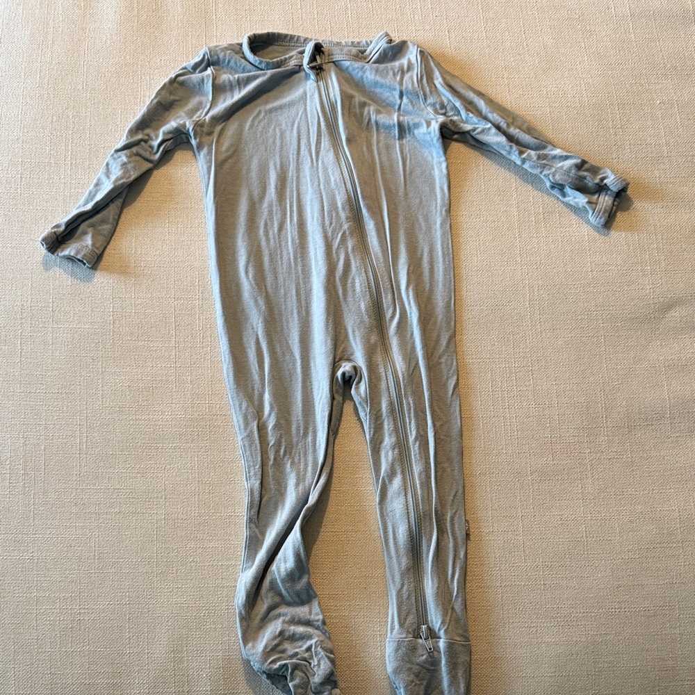 Kyte Baby Blue Kids One-Piece Zip Sleep Suit